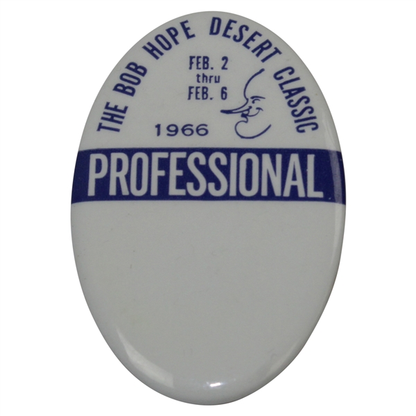 Charles Coody's 1966 The Bob Hope Desert Classic Professional Badge