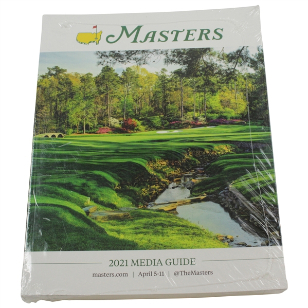 2021 Masters Tournament Media Guide Book - Unopened