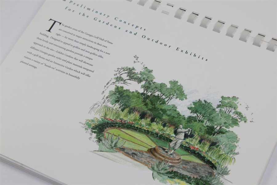 Georgia Golf Hall of Fame and Gardens Museum Spiral Book
