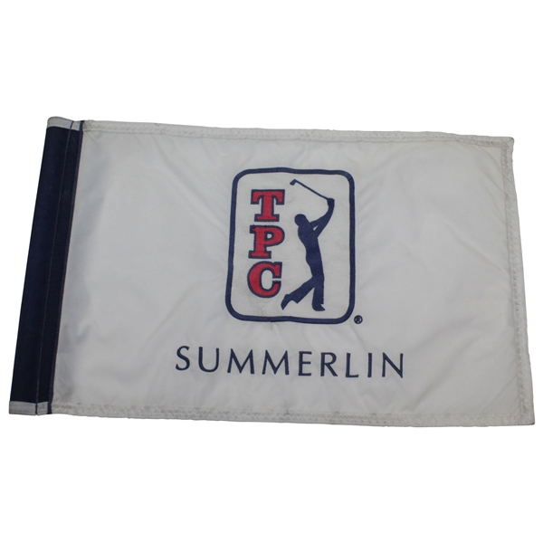 Undated Embroidered TPC Summerlin Course Flown Flag - Site of 1st Tiger PGA Tour Win