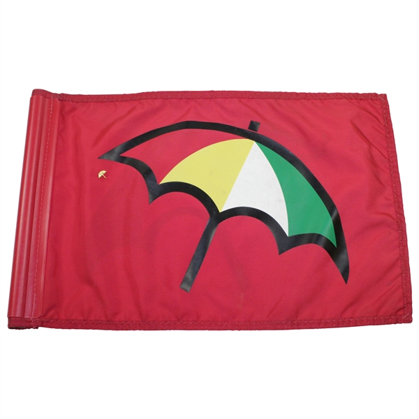 Arnold Palmer Undated Latrobe Umbrella Logo Course Flown Flag with '100' Pin