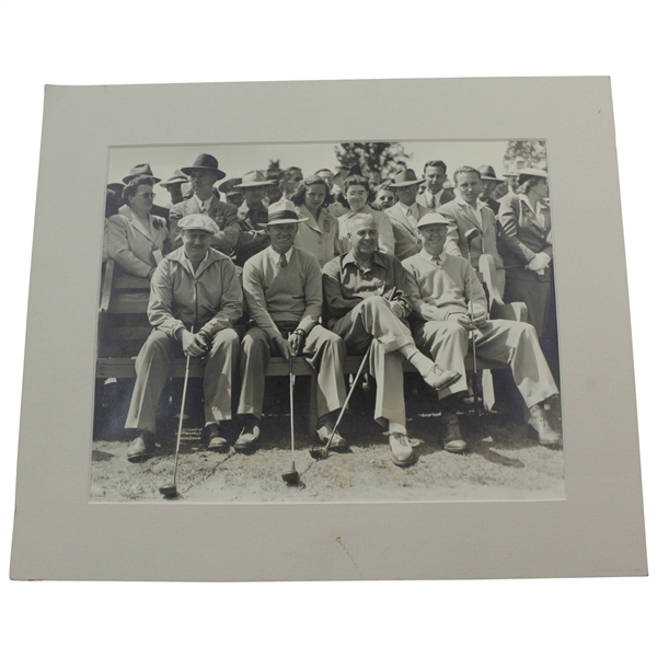 Byron Nelson & others 1944 at Essex Falls CC George C. Brown Original Photo - American Red Cross Tournament