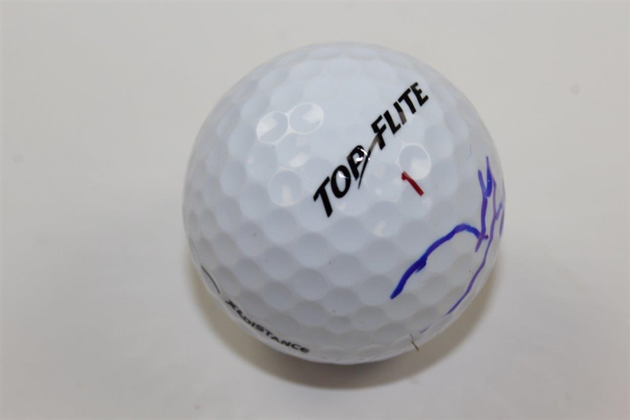 Gary Woodland Signed Top-Flite Logo Golf Ball JSA ALOA