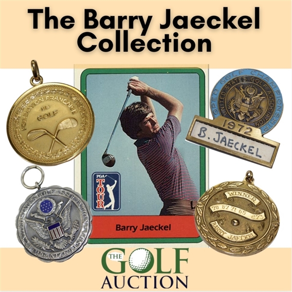 Barry Jaeckel's 1979 TPC Sawgrass Metal Contestant Clip/Badge With Case 