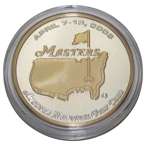 2008 Masters Tournament Ltd Ed 'Magnolia Lane' Coin in Case with Card #076/350