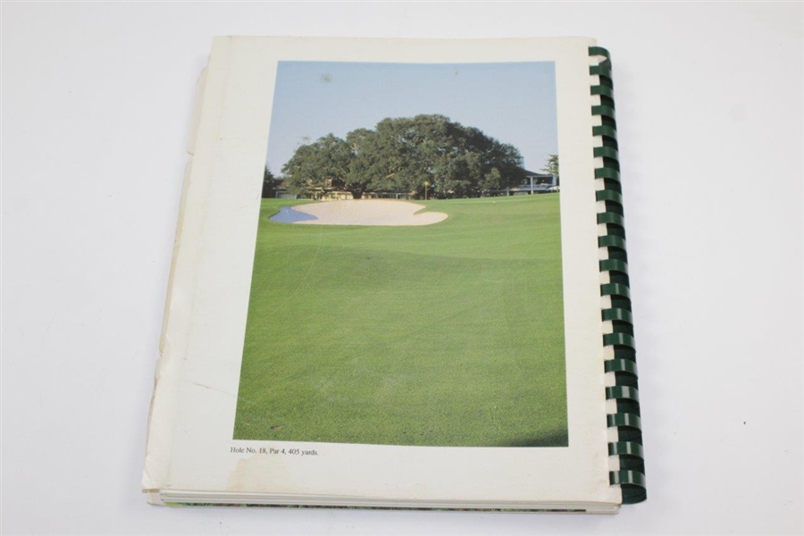 1997 Masters Tournament Media Guide - Tiger Woods First Green Jacket