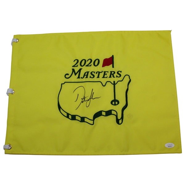 Dustin Johnson Signed 2020 Masters Embroidered Flag JSA FULL #BB22393