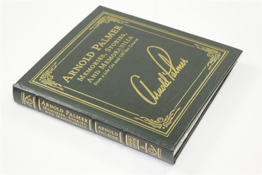 Arnold Palmer Signed 'Memories, Stories, & Memorabilia' Book With Certificate Of Authenticity JSA ALOA