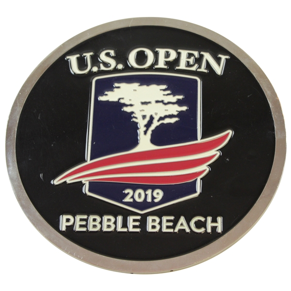 2019 US Open at Pebble Beach Logo Metal Tee Marker