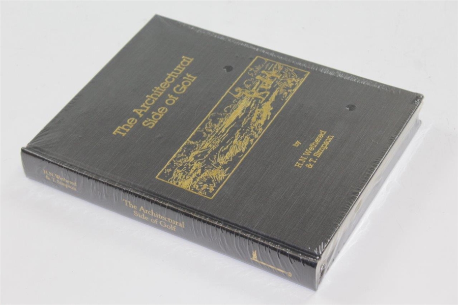 The Architectural Side Of Golf' Book By H.N. Wethered & T. Simpson In Publishers Shrink Wrap