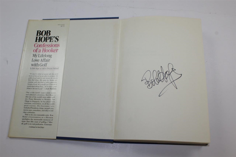 Bob Hope Signed 'Confessions Of A Hooker: My Lifelong Love Affair with Golf' Book JSA ALOA