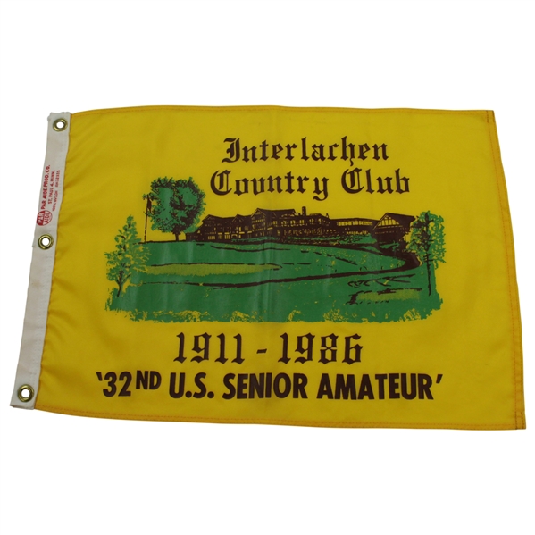 1986 U.S. Senior Amateur Interlachen Country Club Flag