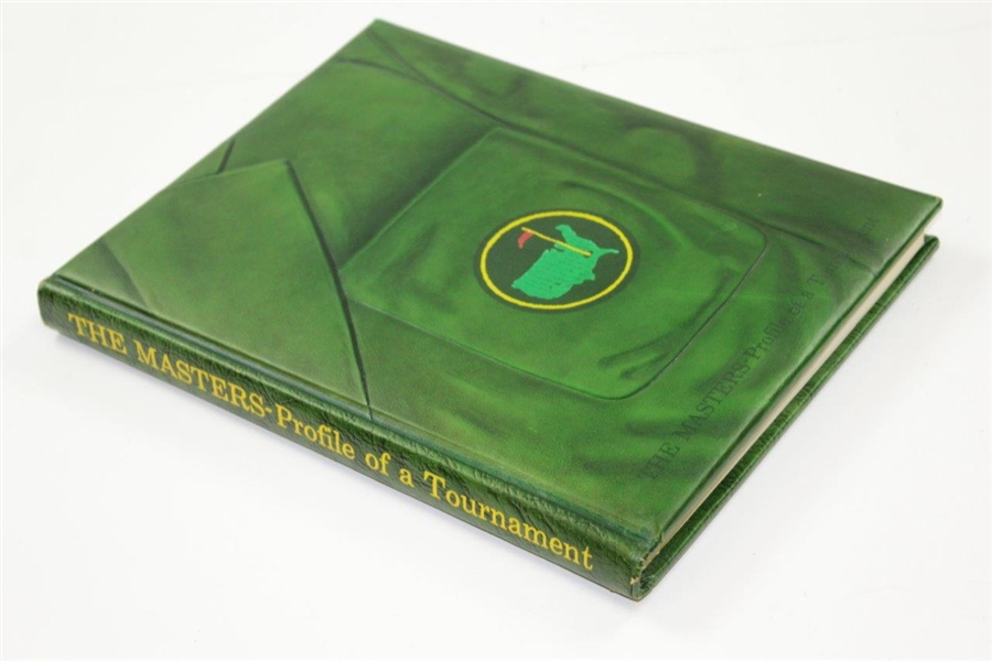 The Masters- Profile Of A Tournament Book By Dawson Taylor with Signed Letter To Augusta National Golf Club JSA ALOA