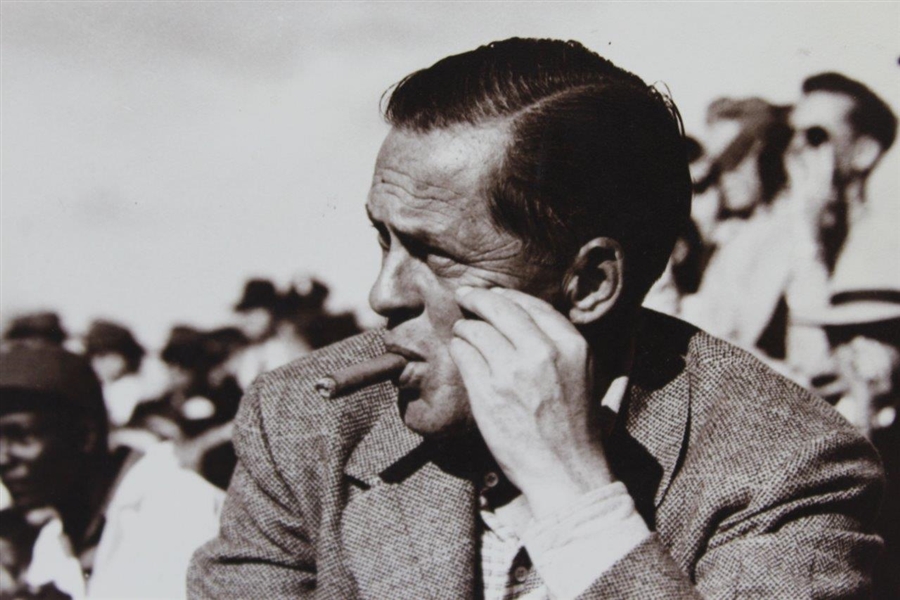 Bobby Jones Taking In Masters With Cigar In Mouth - Frank Christian Original Photo