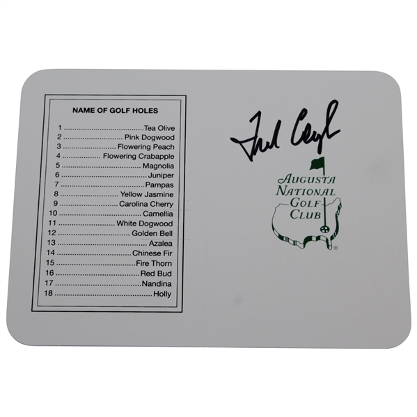 Fred Couples Signed Augusta National Golf Club Card JSA ALOA