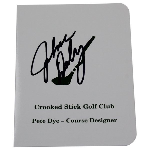 John Daly Signed Crooked Stick Golf Club Card JSA ALOA