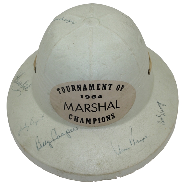 Multi-Signed 1964 Tournament of Champions Marshal Hat JSA ALOA
