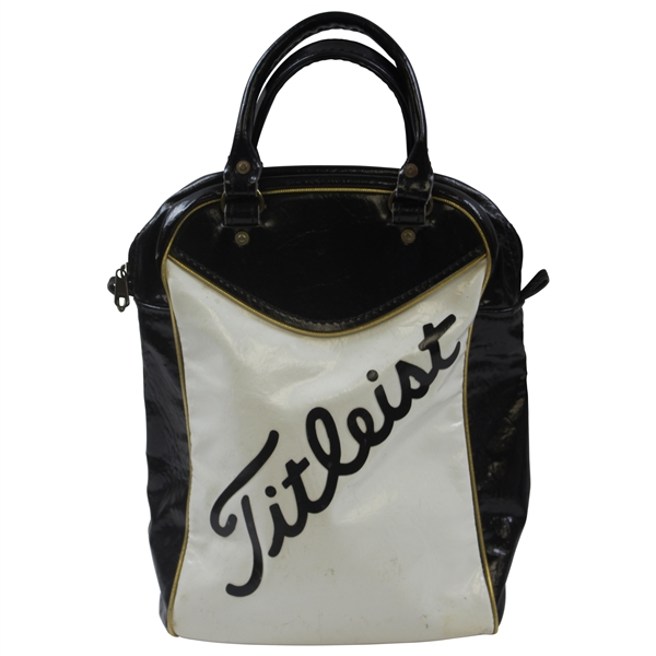 Classic Titleist Black & White Shag Bag