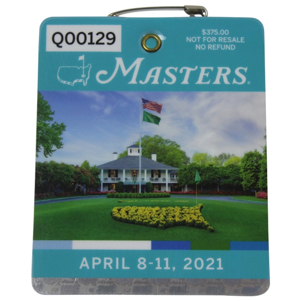 2021 Masters Tournament SERIES Badge #Q00129 - Hideki Matsuyama Winner - Rare