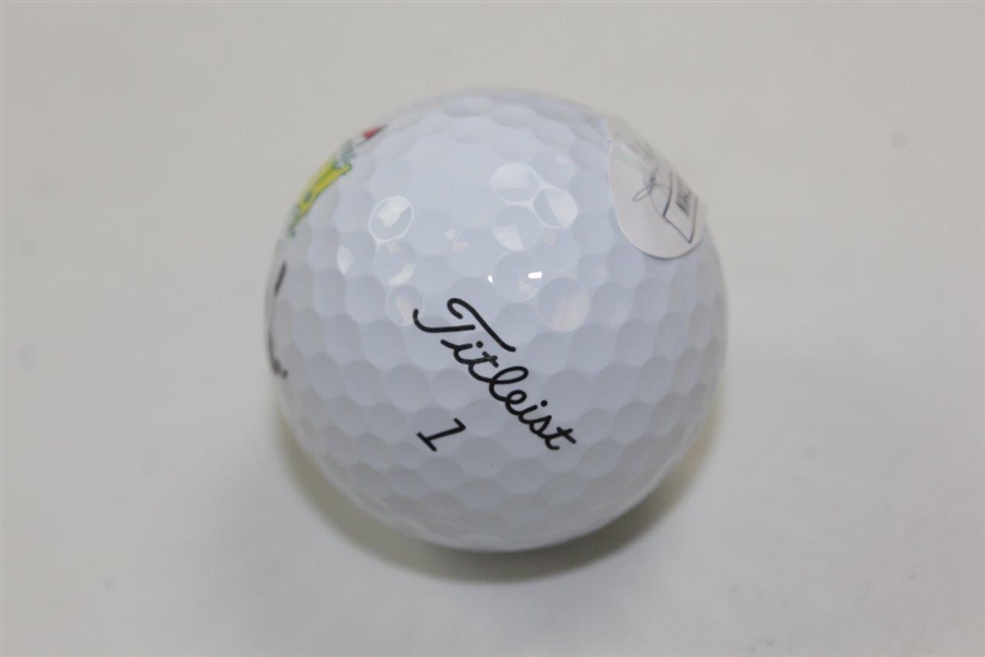 Dustin Johnson Signed Masters Tournament Logo Golf Ball JSA #NN41185