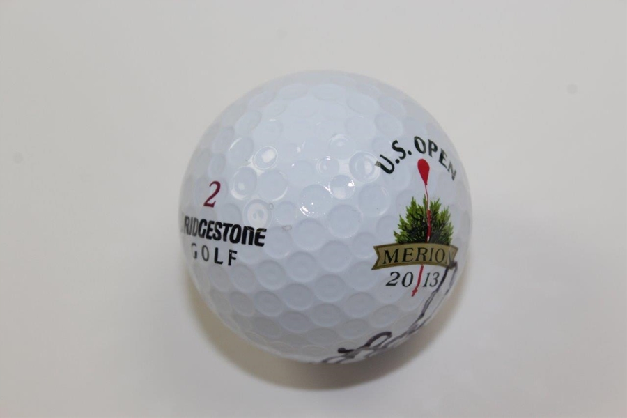 Justin Rose Signed 2013 U.S. Open Golf Ball JSA ALOA