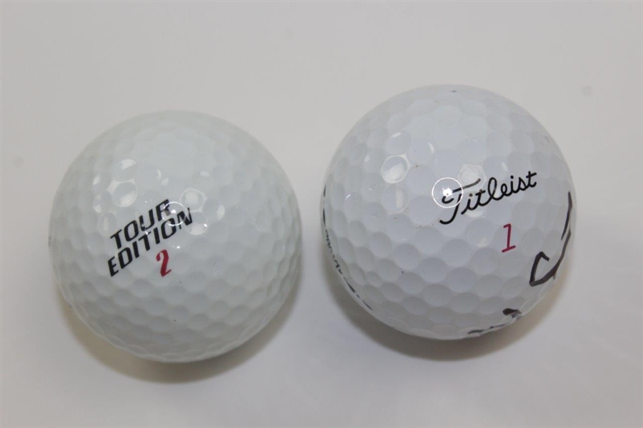 Ian Woosnam & Craig Stadler Signed Masters & Augusta National GC Logo Golf Balls JSA ALOA