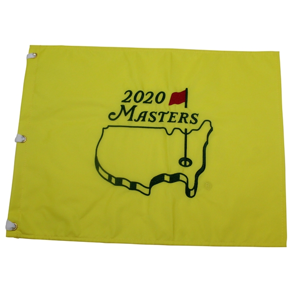2020 Masters Embroidered Flag - Dustin Johnson Winner