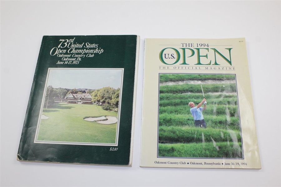 1973, 1994, & 2016 U.S. Open Oakmont Programs