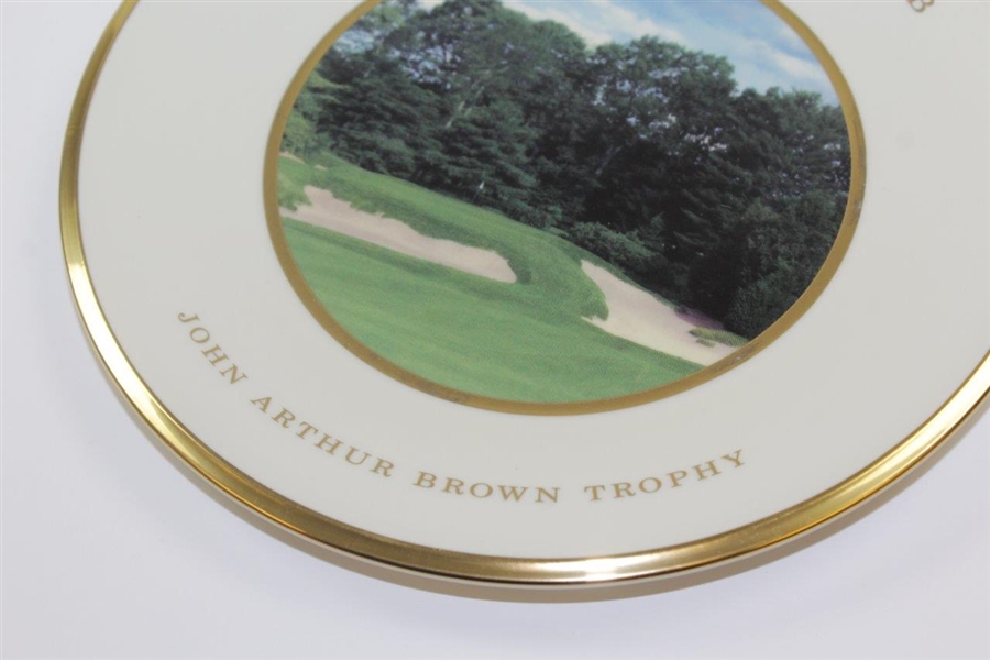 2007 Pine Valley Golf Club John Arthur Brown Trophy 8th Hole Porcelin Plate