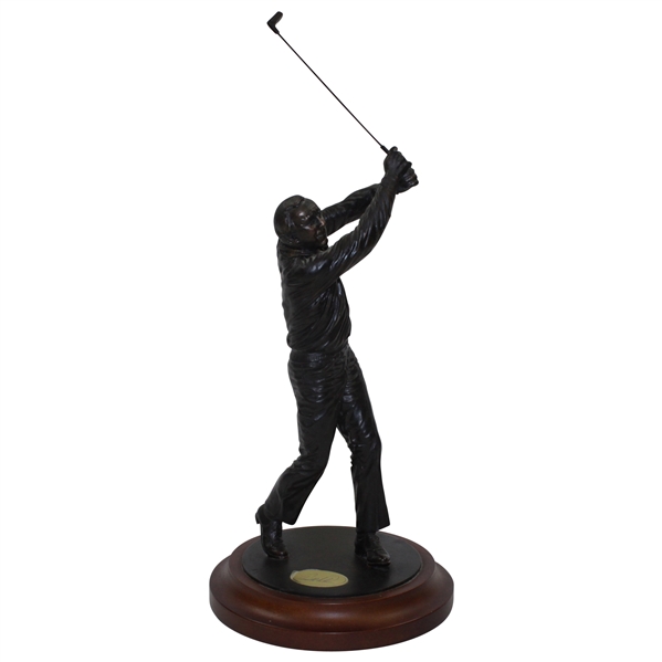 Arnold Palmer Danbury Mint Swinging Motion Statue with Miniature Golf Club