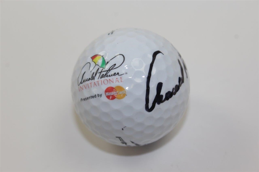 Arnold Palmer Signed Pinnacle Golf Ball With Umbrella Logo JSA ALOA