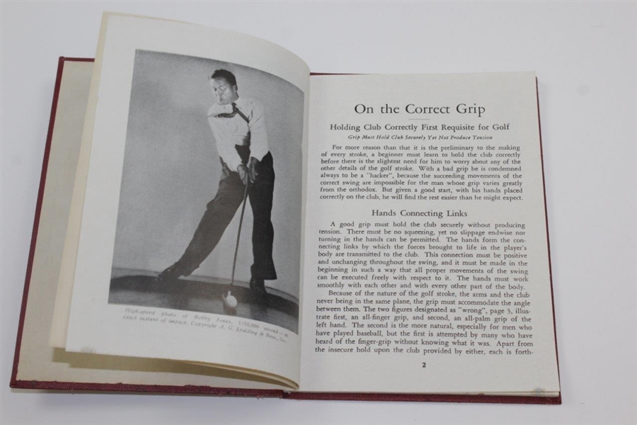 Bobby Jones' 'Rights & Wrongs Of Golf' 1935 Book 