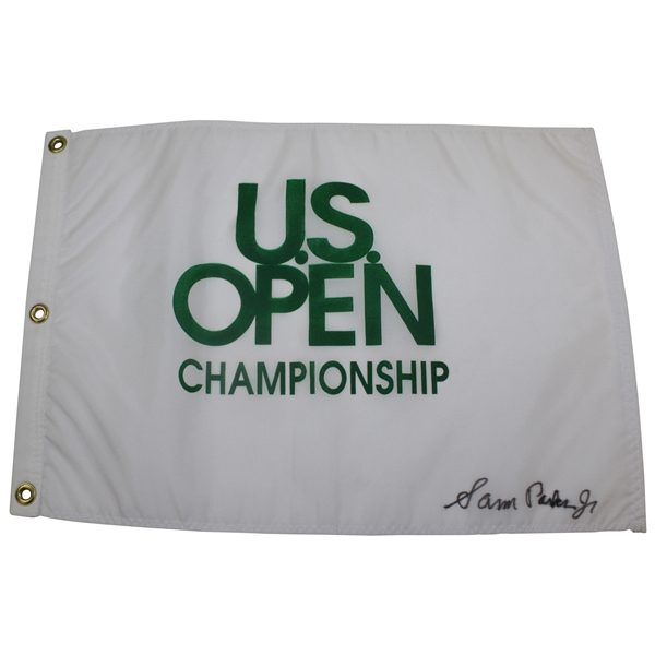 Sam Parks Jr. Signed Undated U.S. Open Championship Flag JSA ALOA