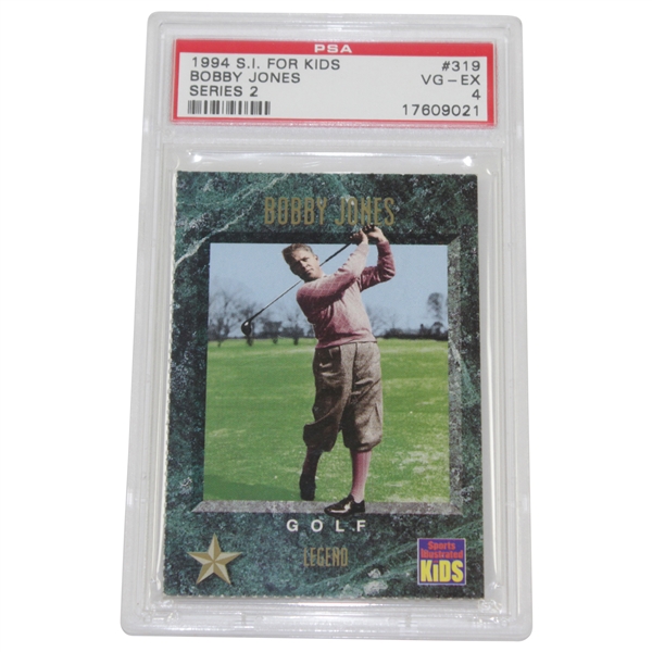 Bobby Jones S.I For Kids Golf Legend Series 2 Card #319 PSA VG-EX 4 #17609021