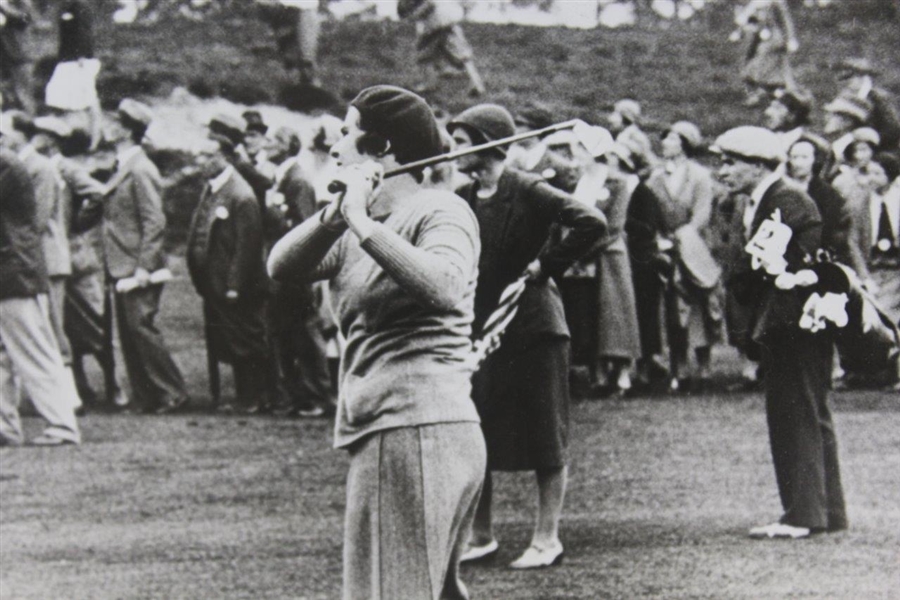Helen Hicks 5/31/1932 First Match US Women vs Great Britain Women Press Photo