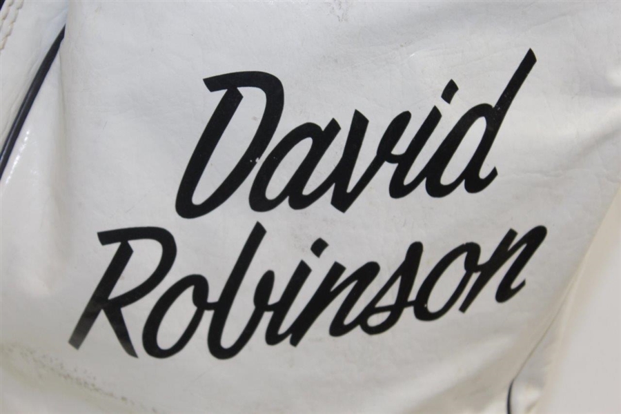 NBA Hall of Famer David Robinson's PING Nike White with Black Full Size Golf Bag