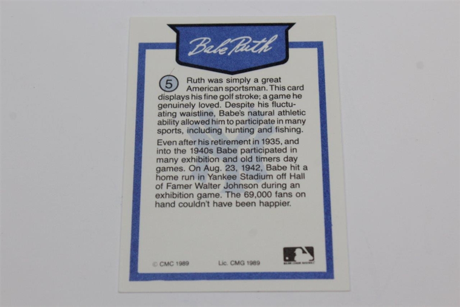 Babe Ruth 1998 Limited Edition Golf Card