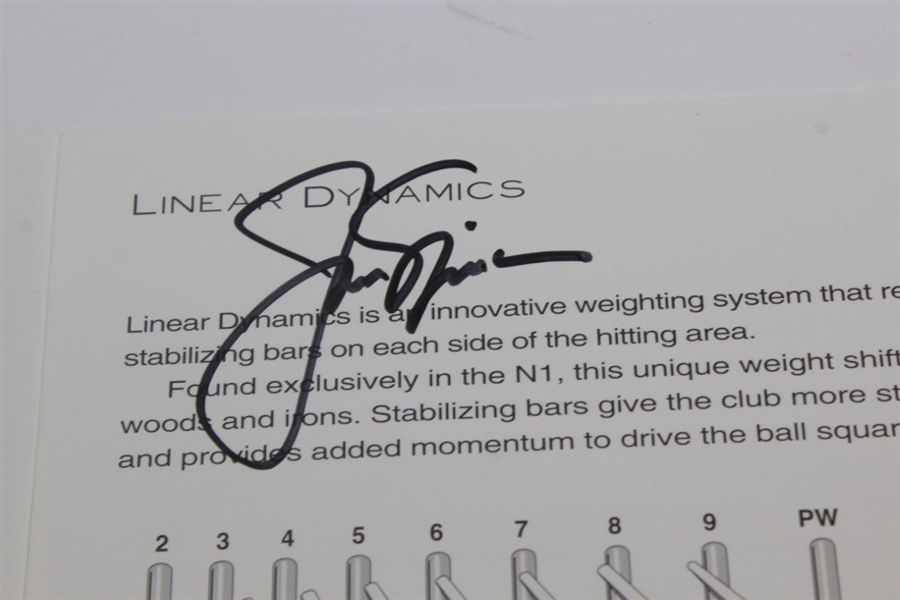 Jack Nicklaus Signed 1994 'N1 - The Next Level' Equipment Catalog Booklet JSA ALOA