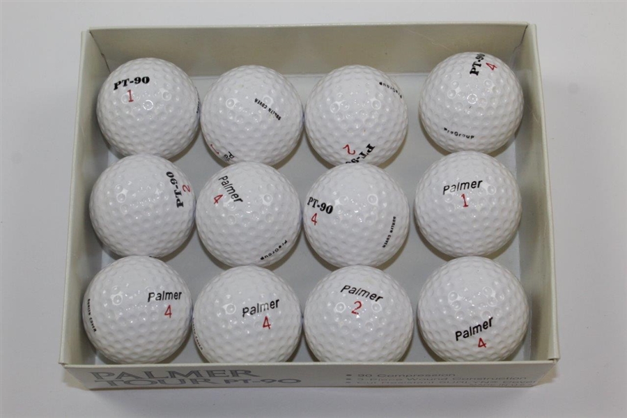 Palmer Tour PT-90 Doezen Golf Balls in Box