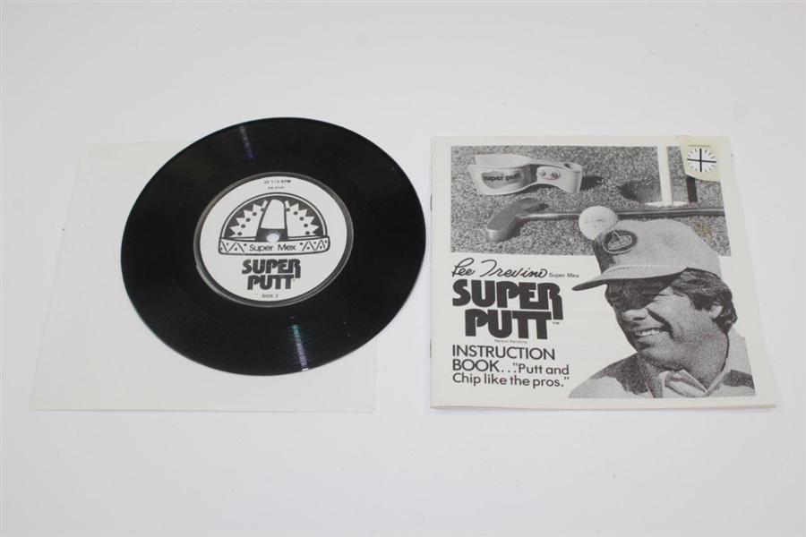 Classic Super Mex Tee Trevino Super Putt Instruction Book & Vinyl Record in Original Box