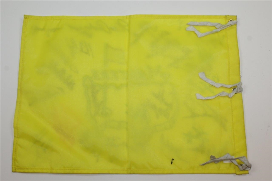 Multi-Signed 1998 Undated Masters Champs Flag With Snead, Woods, Palmer, & 25 Others JSA FULL #BB98274
