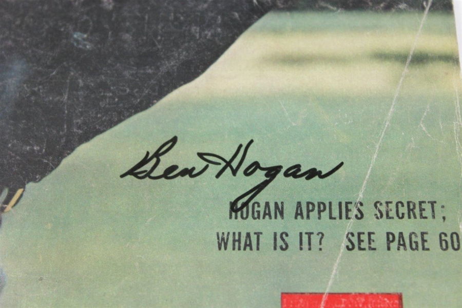 Ben Hogan Signed Large 1955 LIFE Magazine with Ben Hogan Cover - August 8th, 1955 JSA ALOA