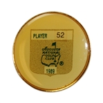 Charles Coodys 1989 Masters Tournament Contestant Badge #52