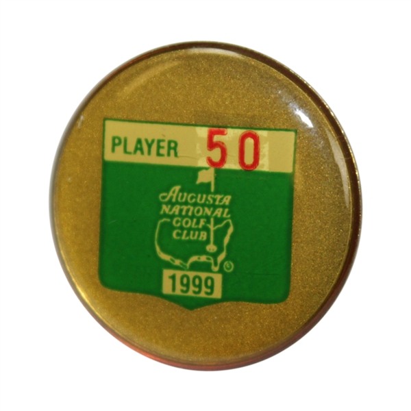 Charles Coody's 1999 Masters Tournament Contestant Badge #50