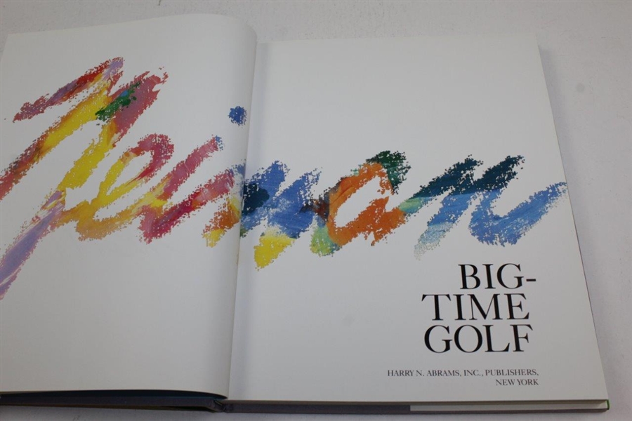 Leroy Neiman signed Big Time Golf 1992