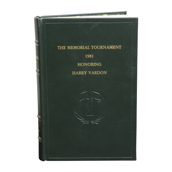 The Memorial Tournament 1981 Honoring Harry Vardon Ltd Ed Book
