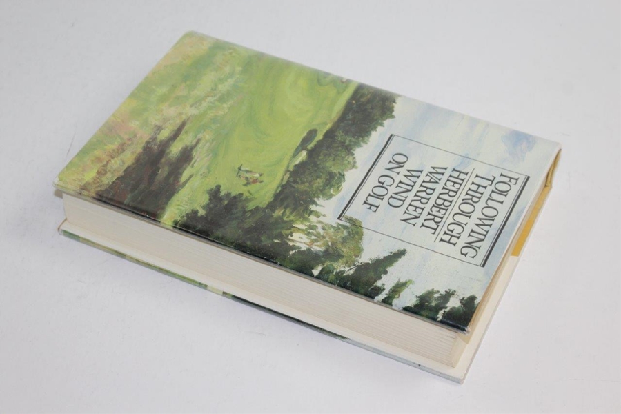 Following Through - Herbert Warren Wind on Golf' 1985 Book in Dust Jacket
