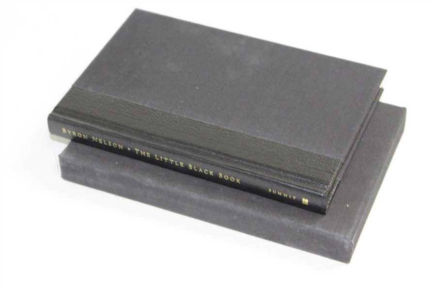Byron Nelson Signed 'Byron Nelson: The Little Black Book' 1995 Book in Slipcase JSA ALOA