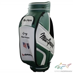 Greg Normans Personal MacGregor Qantas Green & White Full Size Golf Bag with Stitched Signature