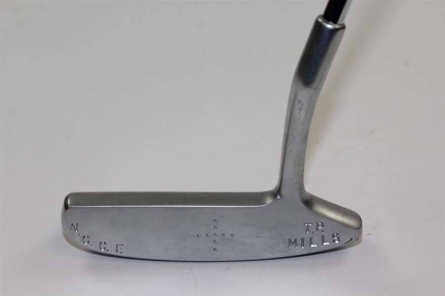 Greg Norman's Personal Used T.P. Mills N.C.C.F. Dot Cross Face Putter
